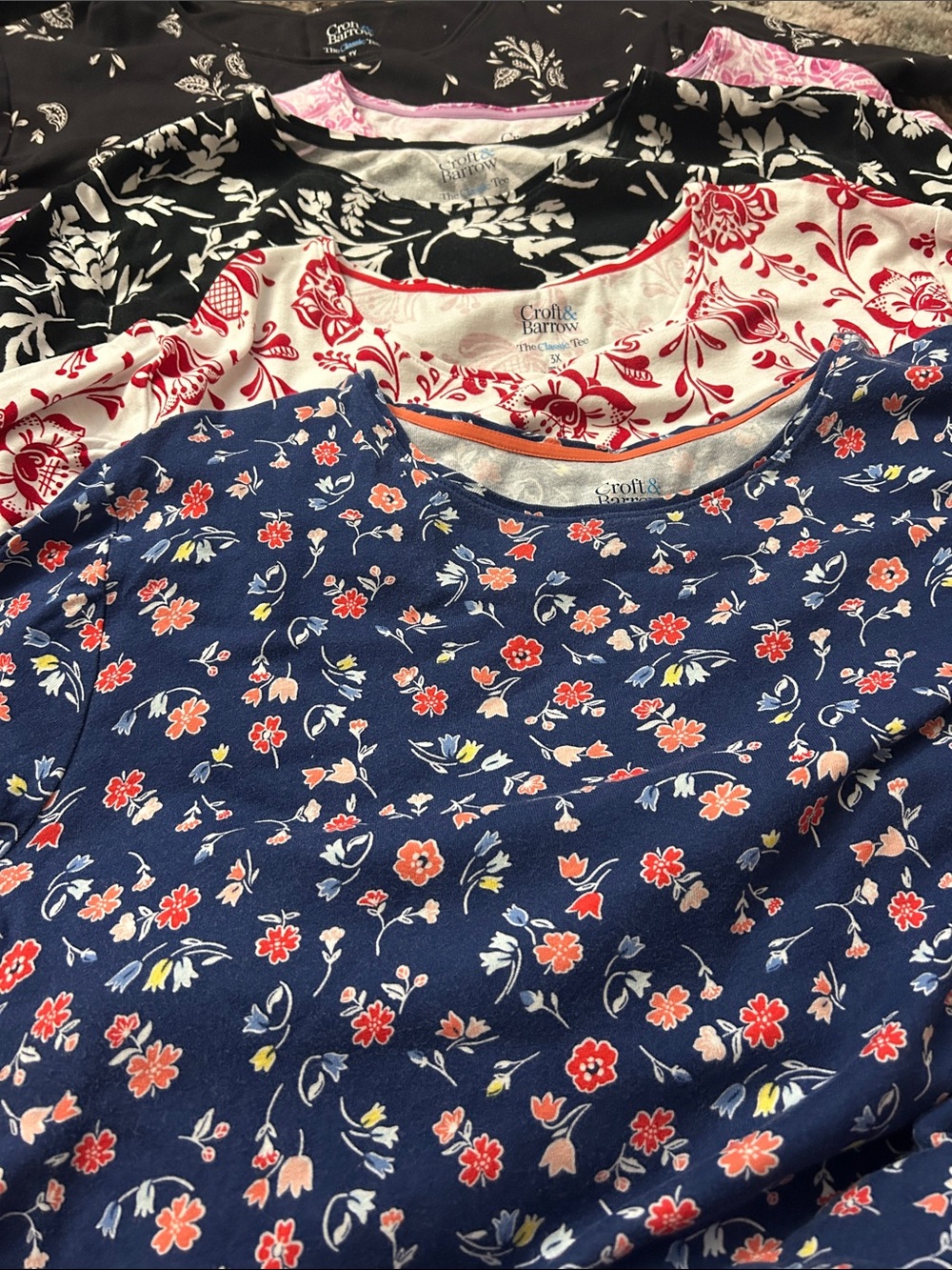 100% Cotton Croft & Barrow The Classic Tee